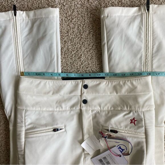 Perfect Moment Aurora High Rise Flare Ski Pants Waterproof Large White NWT - Picture 4 of 7
